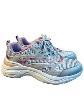 Skechers Street Hazel Metallic Soiree Sneakers – Size 8.5